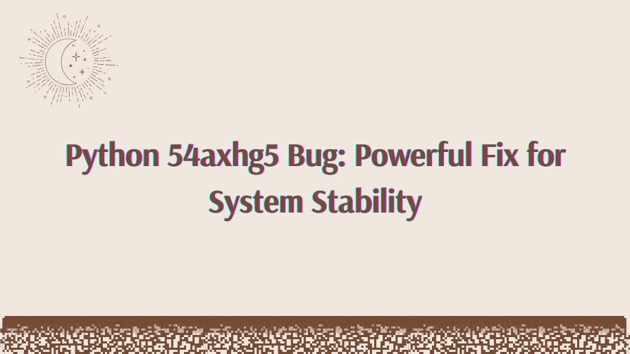 python 54axhg5